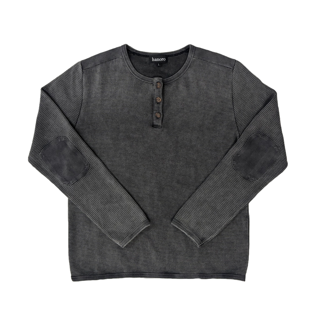 Charcoal Thermal Henley