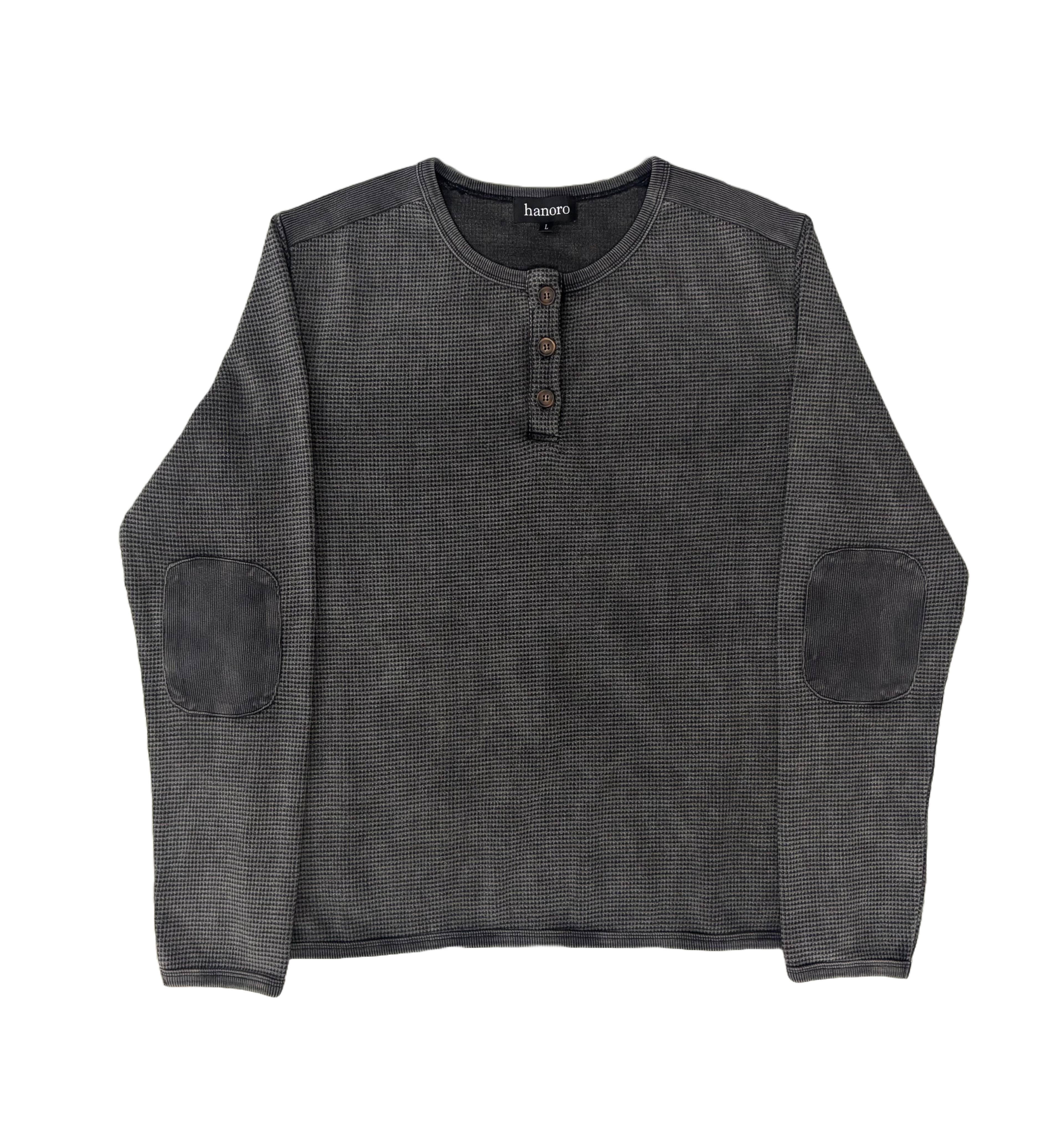Charcoal Thermal Henley