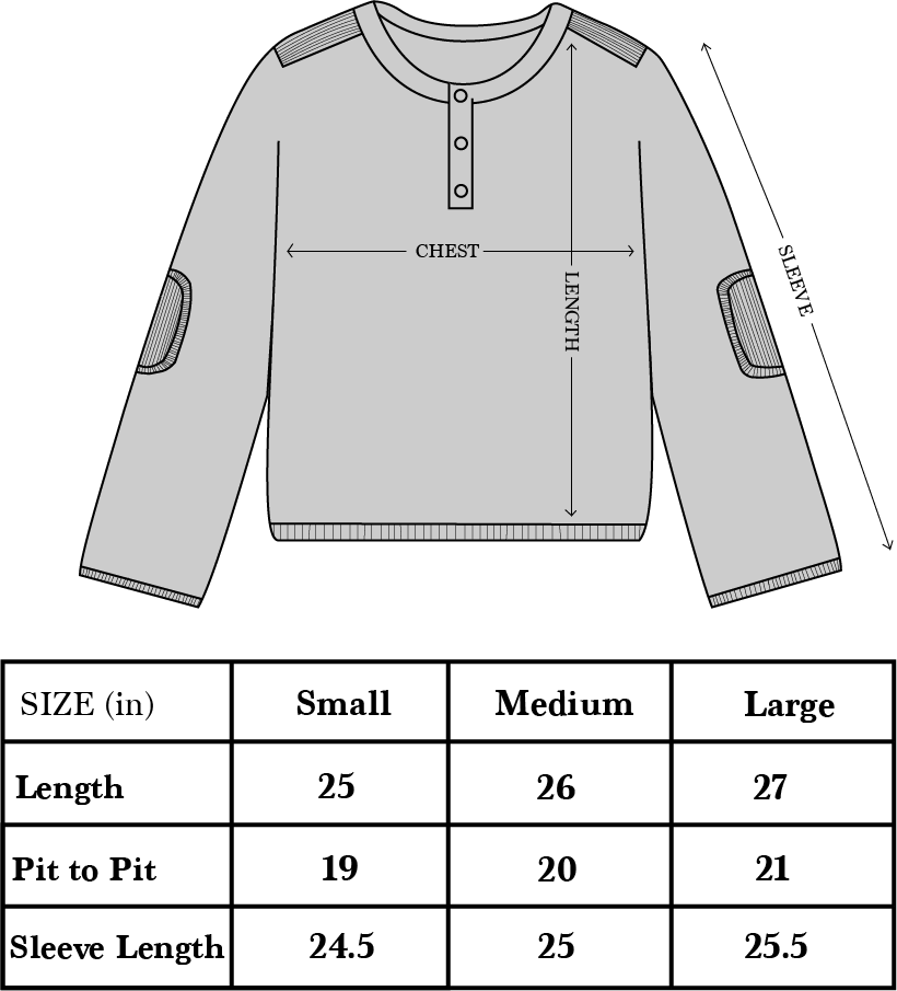 Charcoal Thermal Henley